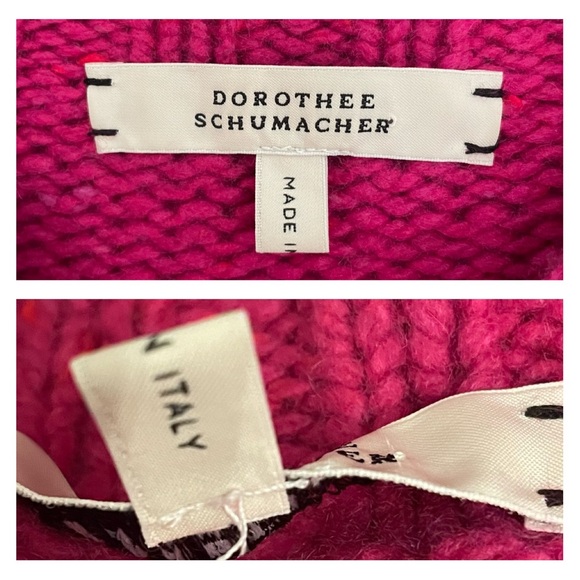 NWOT DOROTHEE SCHUMACHER
Heavenly Touch Cashmere Sweater in Intense Fuchsia XS - Picture 16 of 16